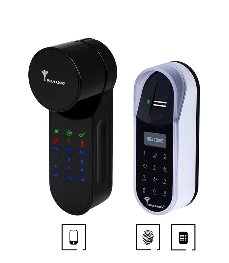 Комплект: автономный замок ENTR Mul-T-Lock BLACK с кодовой панелью + отпечатки пальцев Fingerprint-фото-1 Фото 1 - Комплект: автономный замок ENTR Mul-T-Lock BLACK с кодовой панелью + отпечатки пальцев Fingerprint.