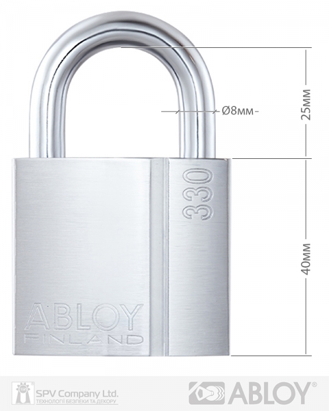 Замок висячий ABLOY PL330 PROTEC NA77FF 2KEY PRO_N NR_shackle 25мм 8мм BOX-фото-4 Фото 4 - Замок висячий ABLOY PL330 PROTEC NA77FF 2KEY PRO_N NR_shackle 25мм 8мм BOX.