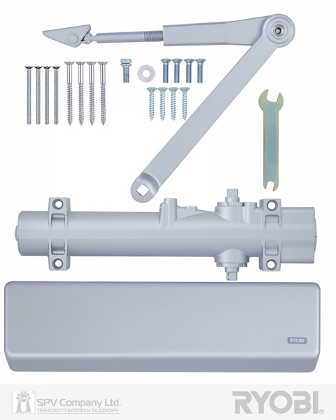 Дотягувач Накладний Ryobi 4550 Ds-4550 Silver Bc/da Std_ho_arm En_2-7+ До_200кг 1400мм-фото-3 Фото 3 - Дотягувач Накладний Ryobi 4550 Ds-4550 Silver Bc/da Std_ho_arm En_2-7+ До_200кг 1400мм.