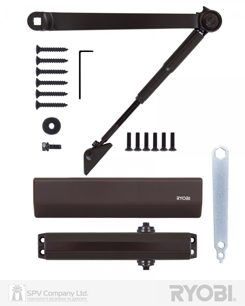 Дотягувач Накладний Ryobi 2000 Ds-2055v Dark_bronze Bc Std_ho_arm En_3/4/5 До_100кг 1250мм-фото-7 Фото 7 - Дотягувач Накладний Ryobi 2000 Ds-2055v Dark_bronze Bc Std_ho_arm En_3/4/5 До_100кг 1250мм.