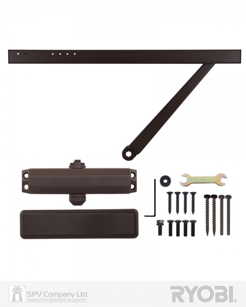 Доводчик накладной RYOBI *8800 S-8850T DARK BRONZE SLD HO ARM EN 2 45кг 900мм-фото-3 Фото 3 - Доводчик накладной RYOBI *8800 S-8850T DARK BRONZE SLD HO ARM EN 2 45кг 900мм.