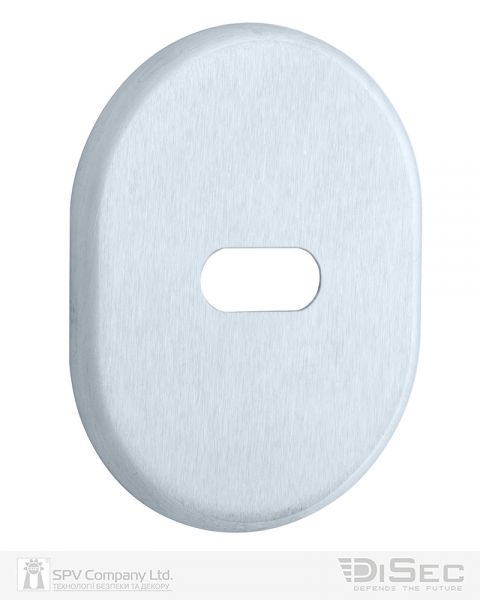 Щиток Disec Kt2703 Lever_key Oval Хром_мат T Без Шторки-фото-1 Фото 1 - Щиток Disec Kt2703 Lever_key Oval Хром_мат T Без Шторки.