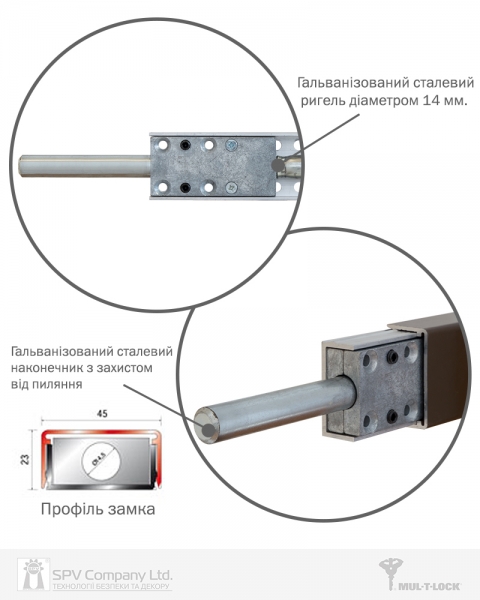 Замок Накладний Mul-t-lock 2-way Din G512 Univ Brown Bs1500мм Length_3000mm W/o_sp-фото-3 Фото 3 - Замок Накладний Mul-t-lock 2-way Din G512 Univ Brown Bs1500мм Length_3000mm W/o_sp.