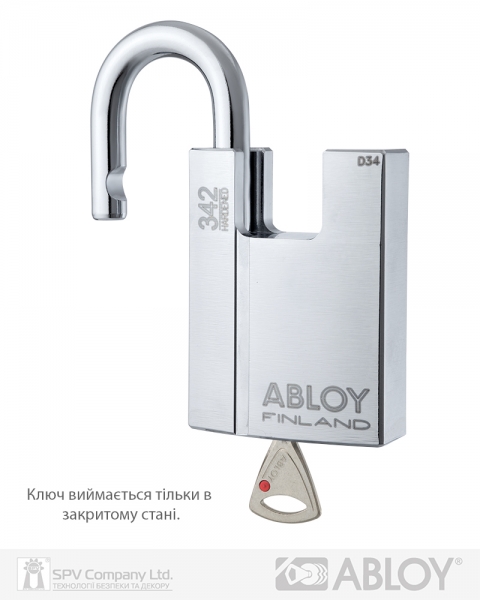 Замок навесной ABLOY Замок висячий ABLOY PL342 PROTEC2 TA77ZZ 2KEY PR2_T NR_shackle 25мм 10мм BOX-фото-12 Фото 12 - Замок навесной ABLOY Замок висячий ABLOY PL342 PROTEC2 TA77ZZ 2KEY PR2_T NR_shackle 25мм 10мм BOX.