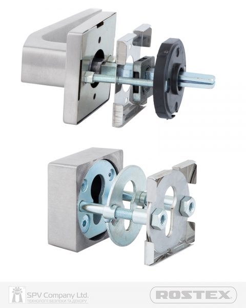 Фурнітура Захисна Rostex *quadrum R/h Mov-mov Din Square Нерж.сталь_мат 23мм 38-45мм 3клас Treviso Nerez_mat Комплект-фото-10 Фото 10 - Фурнітура Захисна Rostex *quadrum R/h Mov-mov Din Square Нерж.сталь_мат 23мм 38-45мм 3клас Treviso Nerez_mat Комплект.