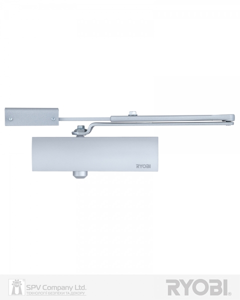 Доводчик накладной RYOBI 1200 D-1200P(U) SILVER BC UNIV ARM EN 2/3/4 80кг 1100мм-фото-1 Фото 1 - Доводчик накладной RYOBI 1200 D-1200P(U) SILVER BC UNIV ARM EN 2/3/4 80кг 1100мм.