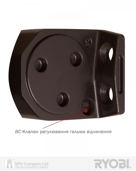 Дотягувач Накладний Ryobi 2000 Ds-2055v Dark_bronze Bc Std_ho_arm En_3/4/5 До_100кг 1250мм-фото-5 Фото 5 - Дотягувач Накладний Ryobi 2000 Ds-2055v Dark_bronze Bc Std_ho_arm En_3/4/5 До_100кг 1250мм.