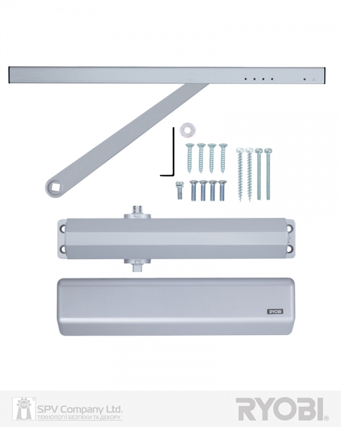 Дотягувач Накладний Ryobi 3550 Ds-3550t Silver Bc/da Sld_ho_arm En_1-3 До_65кг 965мм-фото-4 Фото 4 - Дотягувач Накладний Ryobi 3550 Ds-3550t Silver Bc/da Sld_ho_arm En_1-3 До_65кг 965мм.