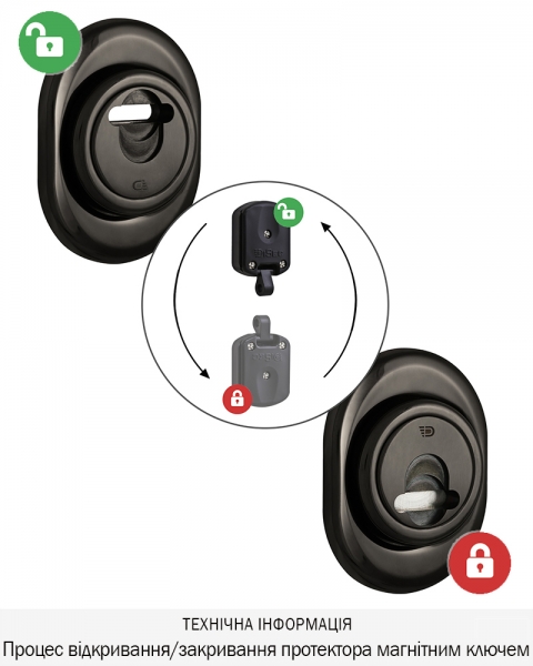 Протектор Disec Magnetic_3g 3gdm Lever_key Oval chrb 5мм Хром_чорний 3клас 8 3key Km0p3g Зовнішній-фото-5 Фото 5 - Протектор Disec Magnetic_3g 3gdm Lever_key Oval chrb 5мм Хром_чорний 3клас 8 3key Km0p3g Зовнішній.