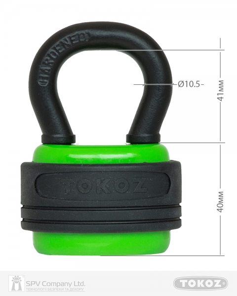 Замок висячий TOKOZ HERCULES 3KEY TK11 M R shackle 41мм 10,5 мм-фото-9 Фото 9 - Замок висячий TOKOZ HERCULES 3KEY TK11 M R shackle 41мм 10,5 мм.