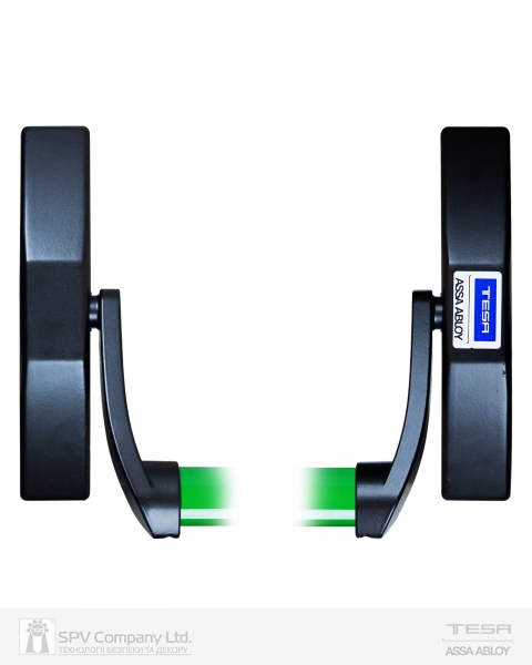 Ручка TESA для эвакуационного выхода врезной 1970909 NV N: black (RAL 9005)/ V: green (RAL 6002) 900мм 9мм-фото-8 Фото 8 - Ручка TESA для эвакуационного выхода врезной 1970909 NV N: black (RAL 9005)/ V: green (RAL 6002) 900мм 9мм.