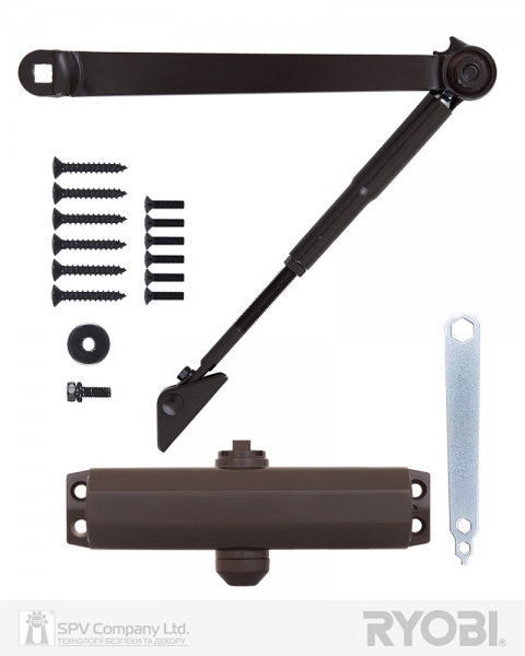 Доводчик накладной RYOBI *8800 8803 DARK BRONZE STD HO ARM EN 2/3 65кг 965мм-фото-2 Фото 2 - Доводчик накладной RYOBI *8800 8803 DARK BRONZE STD HO ARM EN 2/3 65кг 965мм.