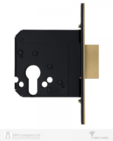 Замок врезной MUL-T-LOCK 1-WAY DIN 731 PB UNIV ВЅ58мм SP-фото-3 Фото 3 - Замок врезной MUL-T-LOCK 1-WAY DIN 731 PB UNIV ВЅ58мм SP.