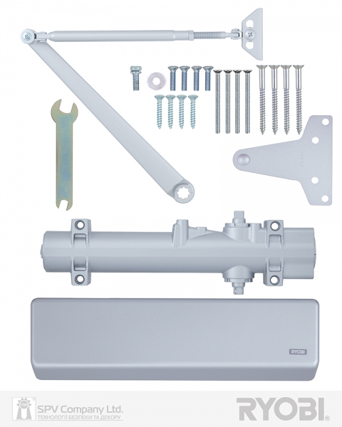Дотягувач Накладний Ryobi 4550 D-4550 Silver Bc/da Univ_arm En_2-7+ До_200кг 1400мм Fire-фото-8 Фото 8 - Дотягувач Накладний Ryobi 4550 D-4550 Silver Bc/da Univ_arm En_2-7+ До_200кг 1400мм Fire.