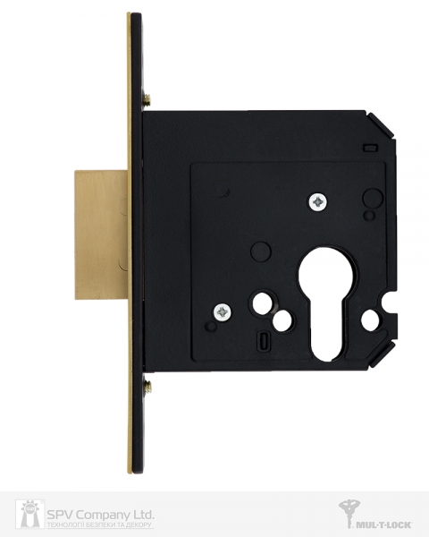 Замок врезной MUL-T-LOCK 1-WAY DIN 731 PB UNIV ВЅ58мм SP-фото-2 Фото 2 - Замок врезной MUL-T-LOCK 1-WAY DIN 731 PB UNIV ВЅ58мм SP.