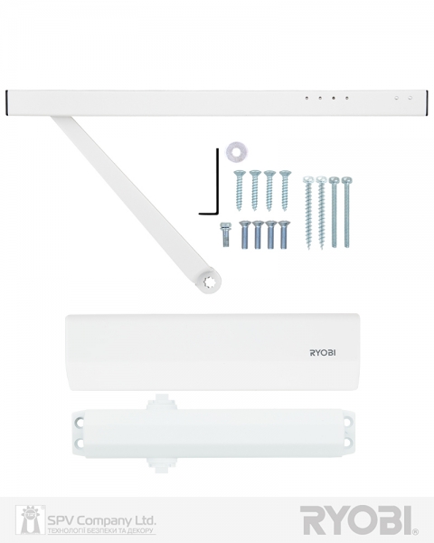 Дотягувач Накладний Ryobi 2000 D-2050t Glossy_white Bc Sld_arm En_3 60кг 950мм Fire 22,5-фото-2 Фото 2 - Дотягувач Накладний Ryobi 2000 D-2050t Glossy_white Bc Sld_arm En_3 60кг 950мм Fire 22,5.