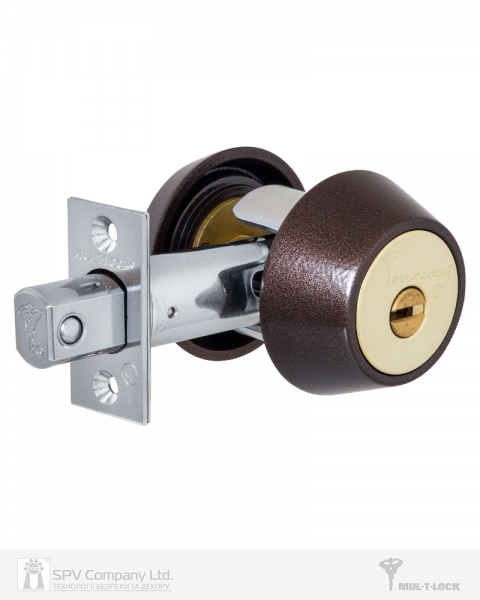 Замок Врізний Mul-t-lock 1-way Dead_bolt Hercular Univ Brown Bs60/70мм Mt5+ 3key Dnd2c_b/s 948b Wood_door Sp-фото-1 Фото 1 - Замок Врізний Mul-t-lock 1-way Dead_bolt Hercular Univ Brown Bs60/70мм Mt5+ 3key Dnd2c_b/s 948b Wood_door Sp.