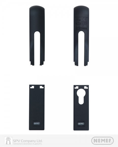 Ручка NEMEF для эвакуационного выхода врезной 3640/1 (72мм) N N: black (RAL 9005) 9мм-фото-4 Фото 4 - Ручка NEMEF для эвакуационного выхода врезной 3640/1 (72мм) N N: black (RAL 9005) 9мм.