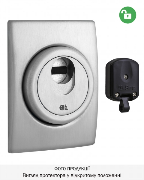 Протектор Disec Magnetic_3g 3g2wb Din Square 35мм Нерж.сталь_мат It 3key Km0p3g Зовнішній-фото-2 Фото 2 - Протектор Disec Magnetic_3g 3g2wb Din Square 35мм Нерж.сталь_мат It 3key Km0p3g Зовнішній.