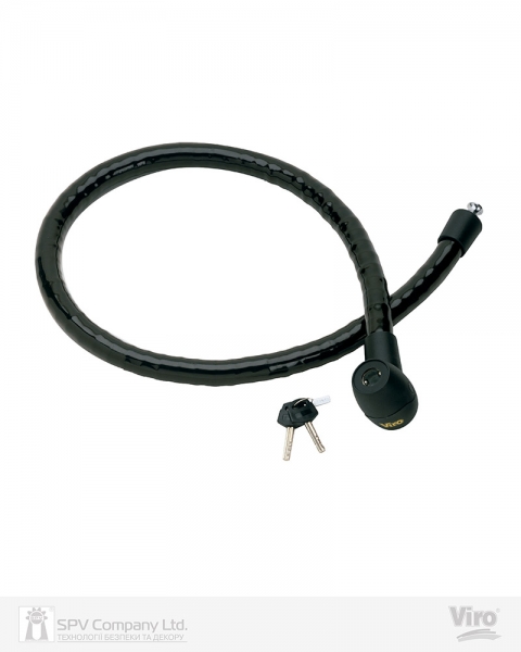 Замок VIRO MOTO SERPIS_PLUS з тросом 150 см 3KEY-фото-1 Фото 1 - Замок VIRO MOTO SERPIS_PLUS з тросом 150 см 3KEY.