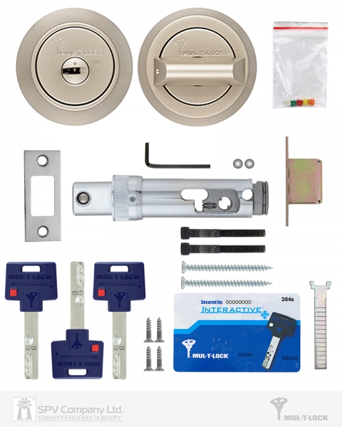 Замок Врізний Mul-t-lock 1-way Dead_bolt Hercular Satin_nickel 3key Bs60/70мм Interactive+ Dnd3d_blue_ins 264s+ Metal_door Sp-фото-5 Фото 5 - Замок Врізний Mul-t-lock 1-way Dead_bolt Hercular Satin_nickel 3key Bs60/70мм Interactive+ Dnd3d_blue_ins 264s+ Metal_door Sp.