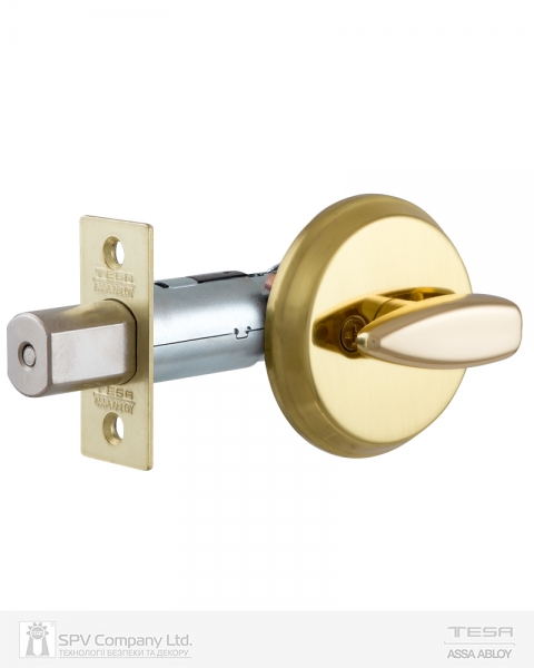 Засув Врізний Tesa 1-way Dead_bolt 514u0 Pb Univ Shiny_brass Bs60/70мм Sp-фото-2 Фото 2 - Засув Врізний Tesa 1-way Dead_bolt 514u0 Pb Univ Shiny_brass Bs60/70мм Sp.
