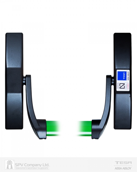 Замок TESA для эвакуационного выхода накладной 1930908 NV N: black (RAL 9005)/ V: green (RAL 6002) 2 Locking 900мм 8мм-фото-8 Фото 8 - Замок TESA для эвакуационного выхода накладной 1930908 NV N: black (RAL 9005)/ V: green (RAL 6002) 2 Locking 900мм 8мм.