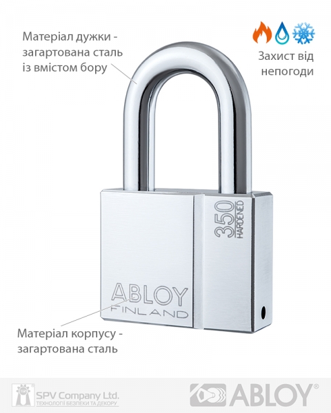Замок висячий ABLOY PL350 PROTEC2 TA77ZZ 2KEY PR2_T NR_shackle 50мм 14мм BOX-фото-3 Фото 3 - Замок висячий ABLOY PL350 PROTEC2 TA77ZZ 2KEY PR2_T NR_shackle 50мм 14мм BOX.