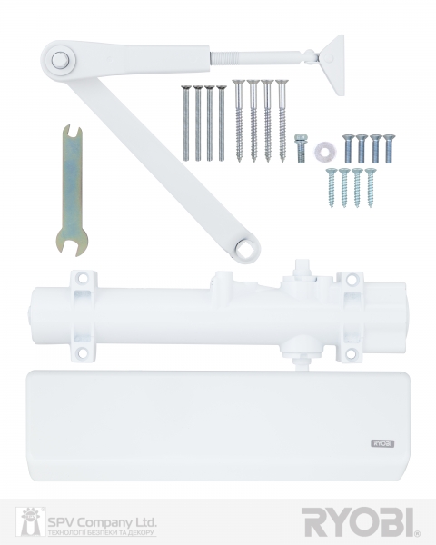Дотягувач Накладний Ryobi 4550 Ds-4550 White Bc/da Std_ho_arm En_2-7+ До_200кг 1400мм-фото-3 Фото 3 - Дотягувач Накладний Ryobi 4550 Ds-4550 White Bc/da Std_ho_arm En_2-7+ До_200кг 1400мм.