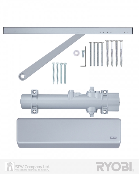 Дотягувач Накладний Ryobi 4550 Ds-4550t Silver Bc/da Sld_ho_arm En_4 80кг 1100мм-фото-2 Фото 2 - Дотягувач Накладний Ryobi 4550 Ds-4550t Silver Bc/da Sld_ho_arm En_4 80кг 1100мм.