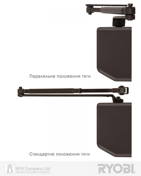 Дотягувач Накладний Ryobi 4550 D-4550 Dark_bronze Bc/da Univ_arm En_2-7+ До_200кг 1400мм Fire-фото-2 Фото 2 - Дотягувач Накладний Ryobi 4550 D-4550 Dark_bronze Bc/da Univ_arm En_2-7+ До_200кг 1400мм Fire.