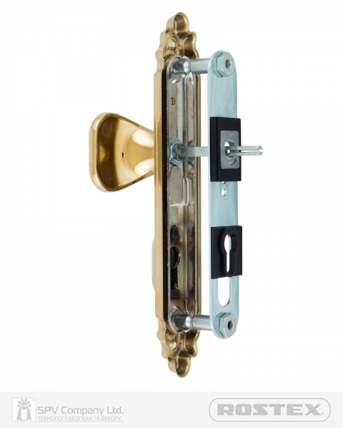 Фурнітура Захисна Rostex Ozdobna R Fix-mov Din Plate 92мм Титан_pvd_мат 22мм 40-45мм 3клас Ovalne/ozdobna Ti_mat Комплект, Ліва-фото-4 Фото 4 - Фурнітура Захисна Rostex Ozdobna R Fix-mov Din Plate 92мм Титан_pvd_мат 22мм 40-45мм 3клас Ovalne/ozdobna Ti_mat Комплект, Ліва.