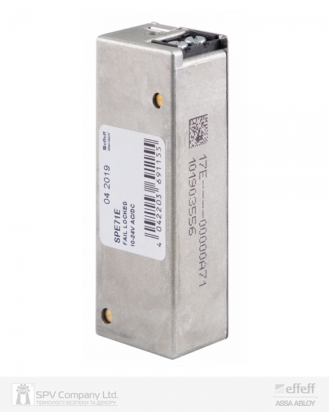Защіпка електромеханічна EFF EFF SPE71E ---------A71 FaFix (W/O_SP 10-24V_AC/DC) НЗ_Е універсальна стандартна-фото-7 Фото 7 - Защіпка електромеханічна EFF EFF SPE71E ---------A71 FaFix (W/O_SP 10-24V_AC/DC) НЗ_Е універсальна стандартна.