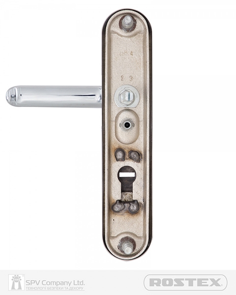 Фурнітура Захисна Rostex Decor R Mov-mov Din Plate 85мм Хром_мат 23мм 38-45мм 4клас Baryt Cr_mat Комплект-фото-4 Фото 4 - Фурнітура Захисна Rostex Decor R Mov-mov Din Plate 85мм Хром_мат 23мм 38-45мм 4клас Baryt Cr_mat Комплект.
