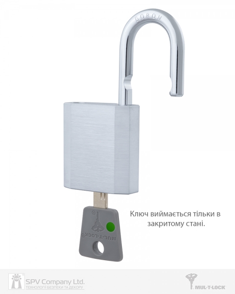 Замок навесной MUL-T-LOCK G47 7x7 0767 2KEY DND77 GREY INS NR shackle 26.5 мм 8мм BOX M-фото-7 Фото 7 - Замок навесной MUL-T-LOCK G47 7x7 0767 2KEY DND77 GREY INS NR shackle 26.5 мм 8мм BOX M.