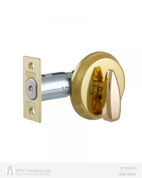 Засув Врізний Tesa 1-way Dead_bolt 514u0 Pb Univ Shiny_brass Bs60/70мм Sp-фото-1 Фото 1 - Засув Врізний Tesa 1-way Dead_bolt 514u0 Pb Univ Shiny_brass Bs60/70мм Sp.