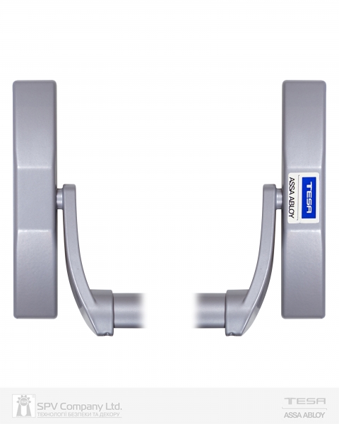 Ручка TESA для эвакуационного выхода врезной 1970909 PP P: silver (RAL9006)/P: silver (RAL9006) 900мм 9мм-фото-3 Фото 3 - Ручка TESA для эвакуационного выхода врезной 1970909 PP P: silver (RAL9006)/P: silver (RAL9006) 900мм 9мм.