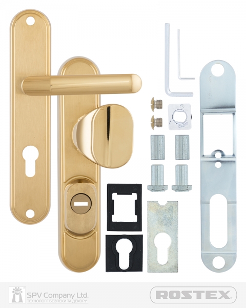 Фурнітура Захисна Rostex Decor R Fix-mov Din Plate 85мм Титан_pvd_мат 23мм 40-45мм 4клас Ovalne/baryt Ti_mat Комплект-фото-7 Фото 7 - Фурнітура Захисна Rostex Decor R Fix-mov Din Plate 85мм Титан_pvd_мат 23мм 40-45мм 4клас Ovalne/baryt Ti_mat Комплект.
