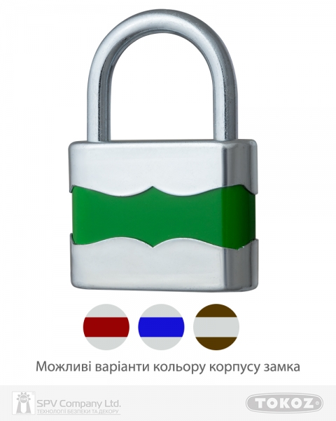 Замок висячий TOKOZ DUPLO 45 2KEY TK3 M NR shackle 25мм 5,6 мм-фото-3 Фото 3 - Замок висячий TOKOZ DUPLO 45 2KEY TK3 M NR shackle 25мм 5,6 мм.
