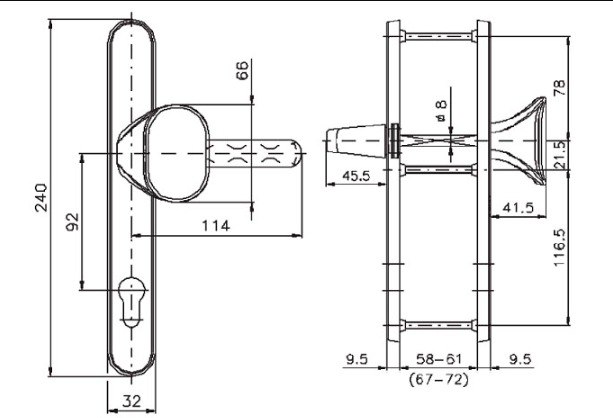 Фурнітура Захисна Rostex Profile_pro Z Fix-mov Din Plate 92мм Хром_полірований 19,5мм 57-62мм Ovalne/baryt Cr Комплект-фото-7 Фото 7 - Фурнітура Захисна Rostex Profile_pro Z Fix-mov Din Plate 92мм Хром_полірований 19,5мм 57-62мм Ovalne/baryt Cr Комплект.