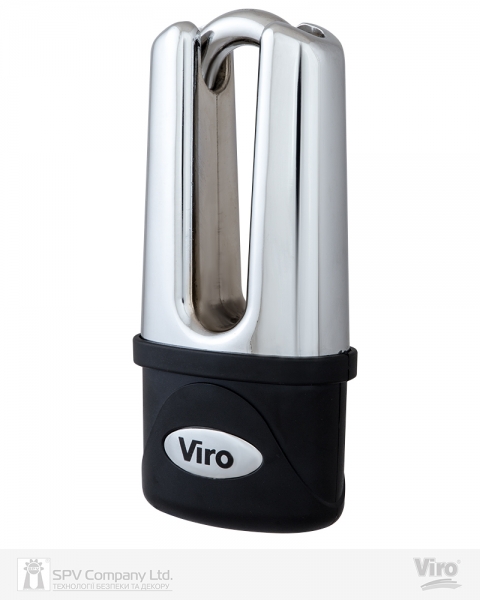 Замок VIRO MOTO BLINDATO EXTREME STAINLESS_STEEL 3KEY 83мм-фото-1 Фото 1 - Замок VIRO MOTO BLINDATO EXTREME STAINLESS_STEEL 3KEY 83мм.