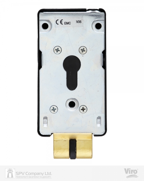Замок электромеханический VIRO V06 ВЅ70мм T1/T2 DIN 12VAC NC GATE накладной V96 BLACK открывание внутрь-фото-3 Фото 3 - Замок электромеханический VIRO V06 ВЅ70мм T1/T2 DIN 12VAC NC GATE накладной V96 BLACK открывание внутрь.