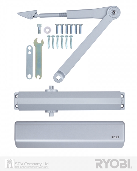 Дотягувач Накладний Ryobi 3550 Ds-3550 Silver Bc/da Std_ho_arm En_2-5 До_100кг 1250мм-фото-3 Фото 3 - Дотягувач Накладний Ryobi 3550 Ds-3550 Silver Bc/da Std_ho_arm En_2-5 До_100кг 1250мм.