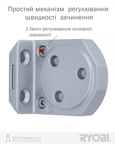 Дотягувач Накладний Ryobi 3550 Ds-3550p Silver Bc/da Prl_ho_arm En_1-5 До_100кг 1250мм-фото-7 Фото 7 - Дотягувач Накладний Ryobi 3550 Ds-3550p Silver Bc/da Prl_ho_arm En_1-5 До_100кг 1250мм.