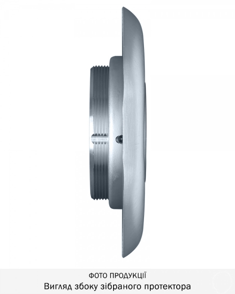 Протектор Disec Monolito Bd108 Omega Oval 22мм Хром_мат 3клас T Зовнішній-фото-3 Фото 3 - Протектор Disec Monolito Bd108 Omega Oval 22мм Хром_мат 3клас T Зовнішній.