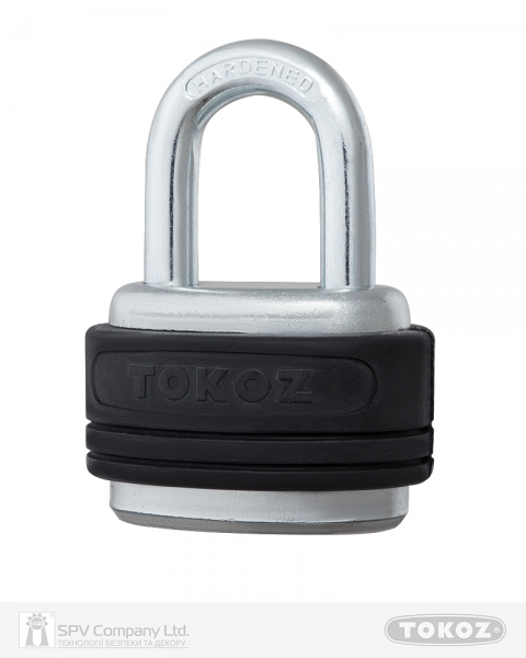 Замок висячий TOKOZ EXTREME_PRO T02 3KEY BLACK Sleeve_3BT R_shackle 31мм 9мм BOX-фото-1 Фото 1 - Замок висячий TOKOZ EXTREME_PRO T02 3KEY BLACK Sleeve_3BT R_shackle 31мм 9мм BOX.
