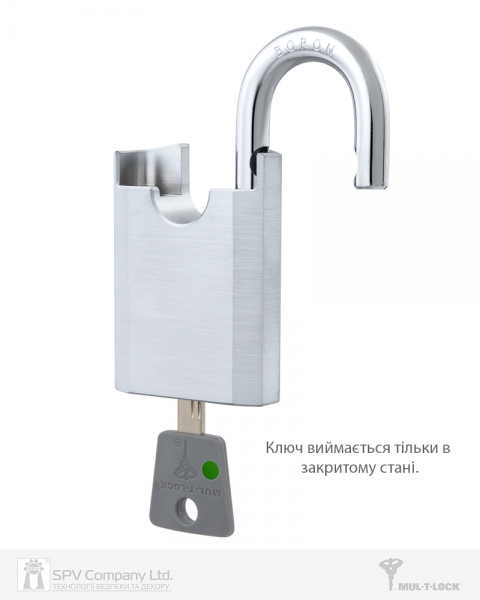 Замок навесной MUL-T-LOCK G55P 7x7 0767 2KEY DND77 GREY INS NR shackle 10мм 23мм BOX M-фото-10 Фото 10 - Замок навесной MUL-T-LOCK G55P 7x7 0767 2KEY DND77 GREY INS NR shackle 10мм 23мм BOX M.