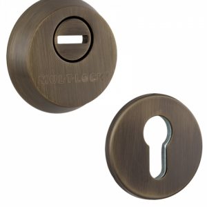 Фото 12 - Протектор MUL-T-LOCK SL3 DIN ROUND 14,5 мм 58-63мм Бронза антична 3клас ANTIQUE BRASS Комплект, М8х75.
