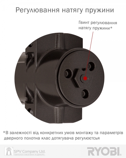 Дотягувач Накладний Ryobi 4550 Ds-4550t Dark_bronze Bc/da Sld_ho_arm En_4 80кг 1100мм-фото-8 Фото 8 - Дотягувач Накладний Ryobi 4550 Ds-4550t Dark_bronze Bc/da Sld_ho_arm En_4 80кг 1100мм.