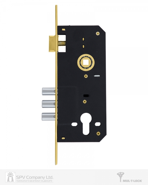 Замок врезной MUL-T-LOCK 1-WAY DIN 204S PB UNIV ВЅ45мм 85мм SP-фото-5 Фото 5 - Замок врезной MUL-T-LOCK 1-WAY DIN 204S PB UNIV ВЅ45мм 85мм SP.